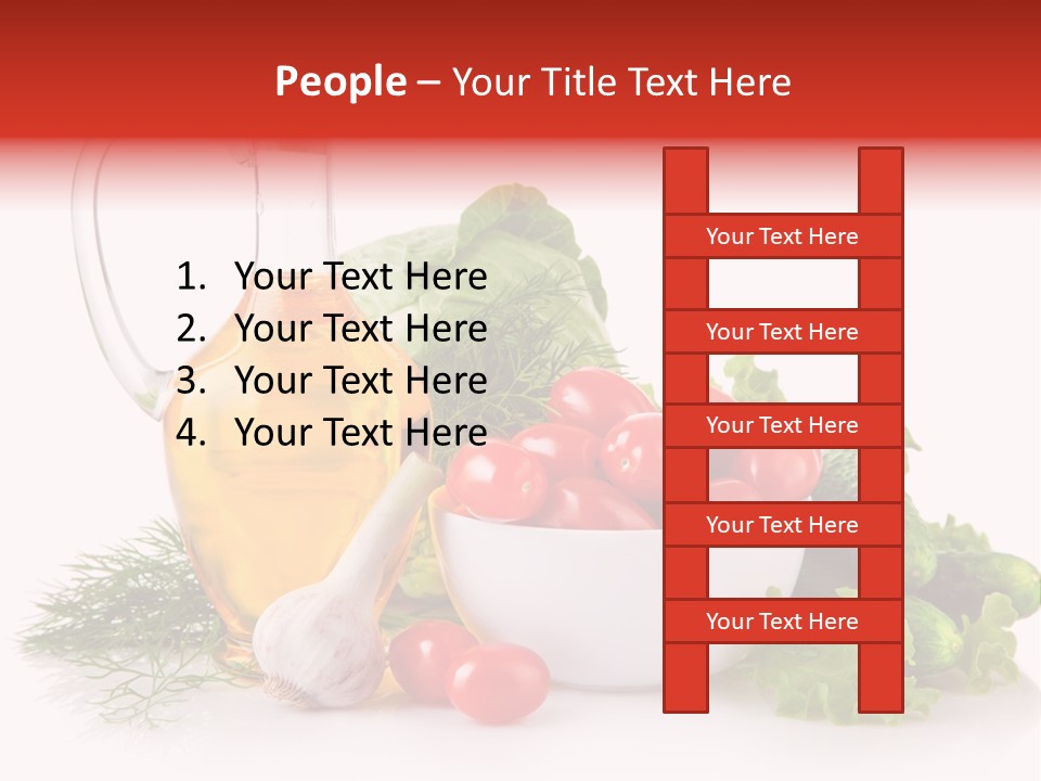 Nutrition Salad Fruit PowerPoint Template
