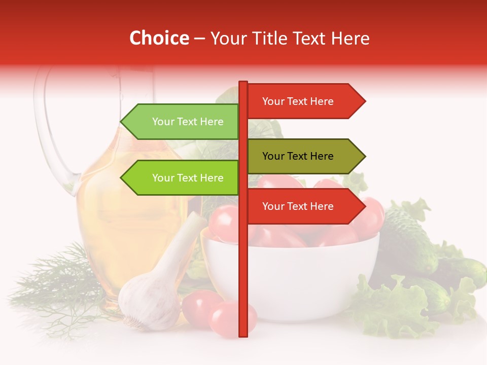 Nutrition Salad Fruit PowerPoint Template