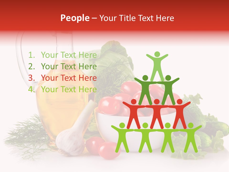 Nutrition Salad Fruit PowerPoint Template
