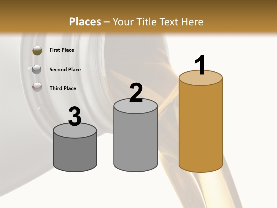 Lubricant Liquid Close Up PowerPoint Template