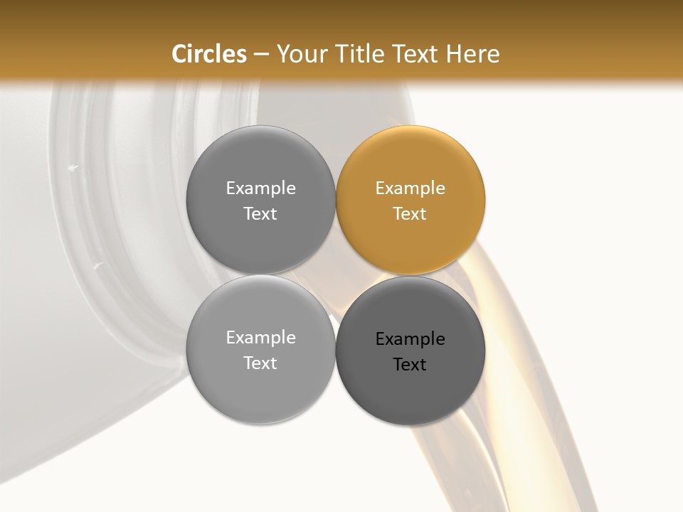 Lubricant Liquid Close Up PowerPoint Template