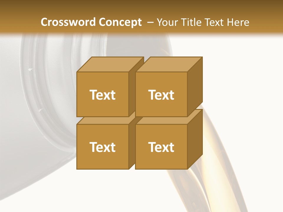 Lubricant Liquid Close Up PowerPoint Template
