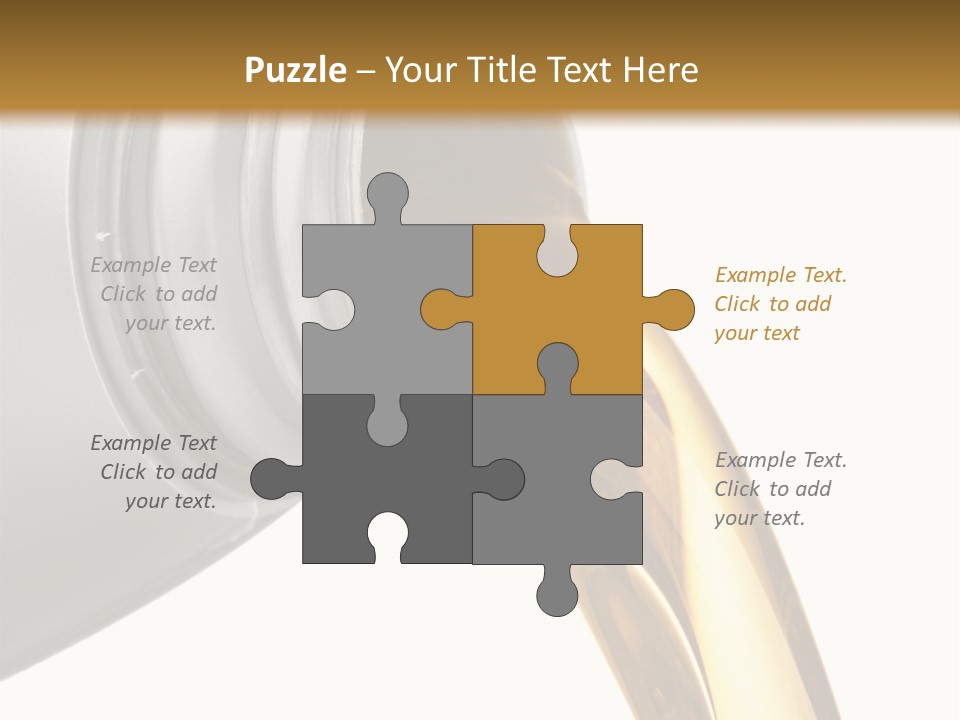 Lubricant Liquid Close Up PowerPoint Template