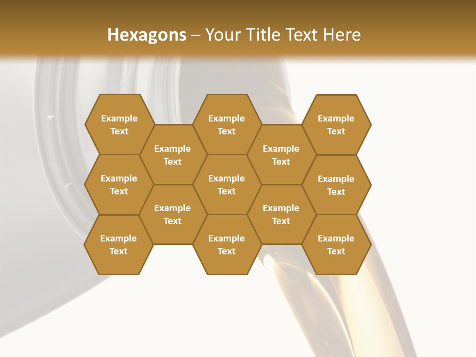 Lubricant Liquid Close Up PowerPoint Template