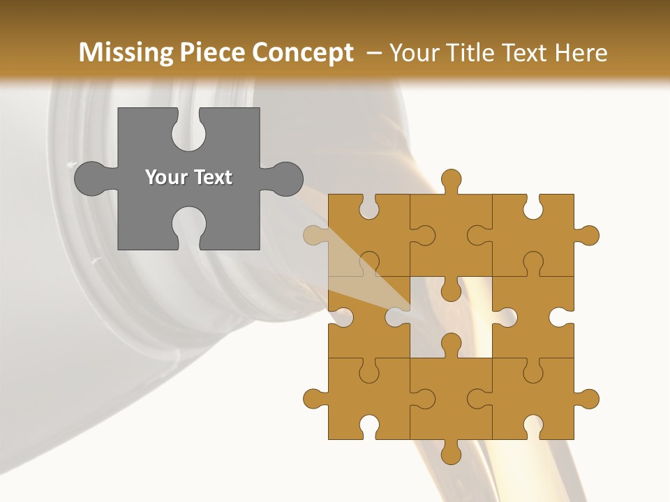 Lubricant Liquid Close Up PowerPoint Template