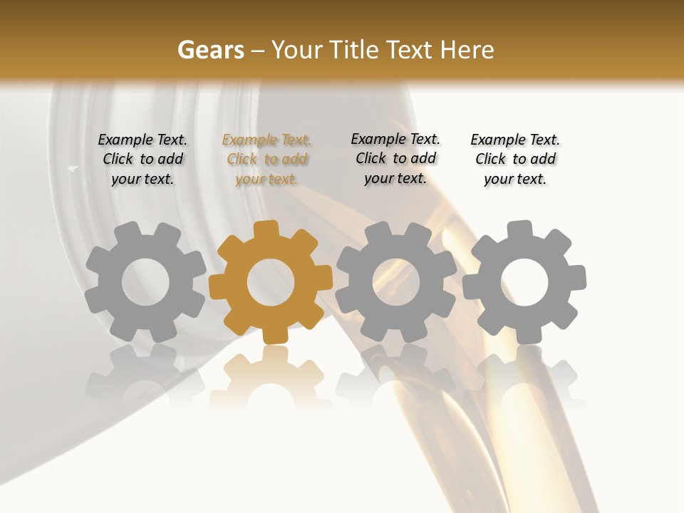 Lubricant Liquid Close Up PowerPoint Template