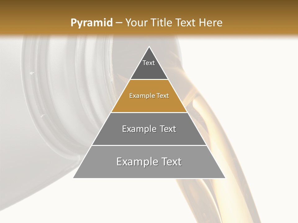 Lubricant Liquid Close Up PowerPoint Template