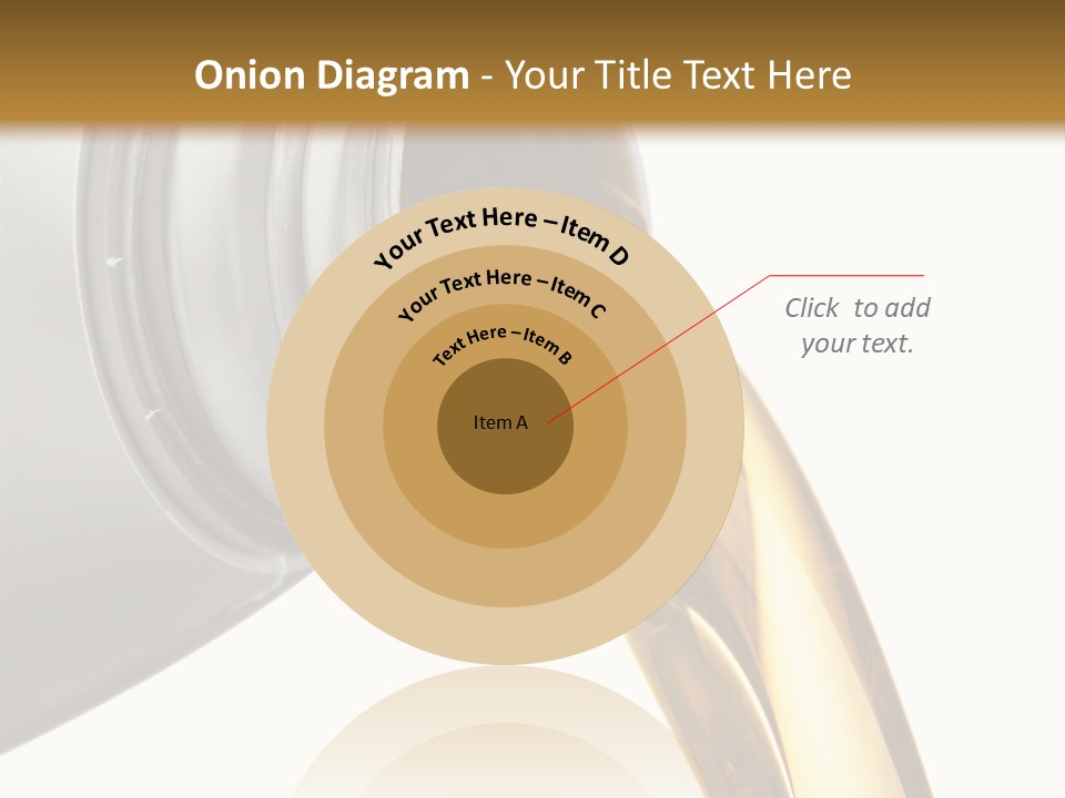 Lubricant Liquid Close Up PowerPoint Template