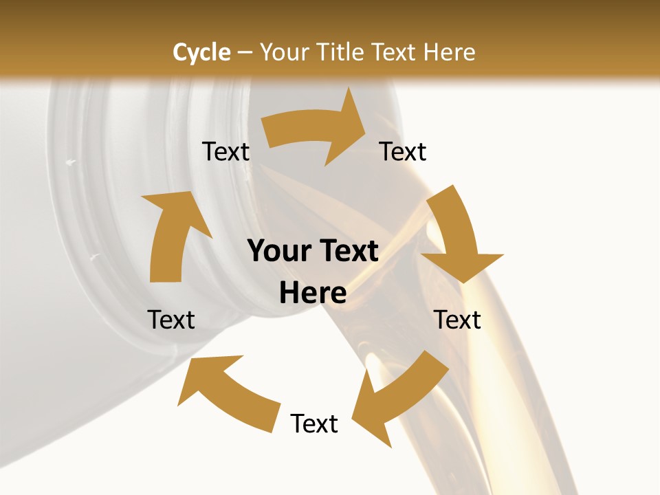 Lubricant Liquid Close Up PowerPoint Template