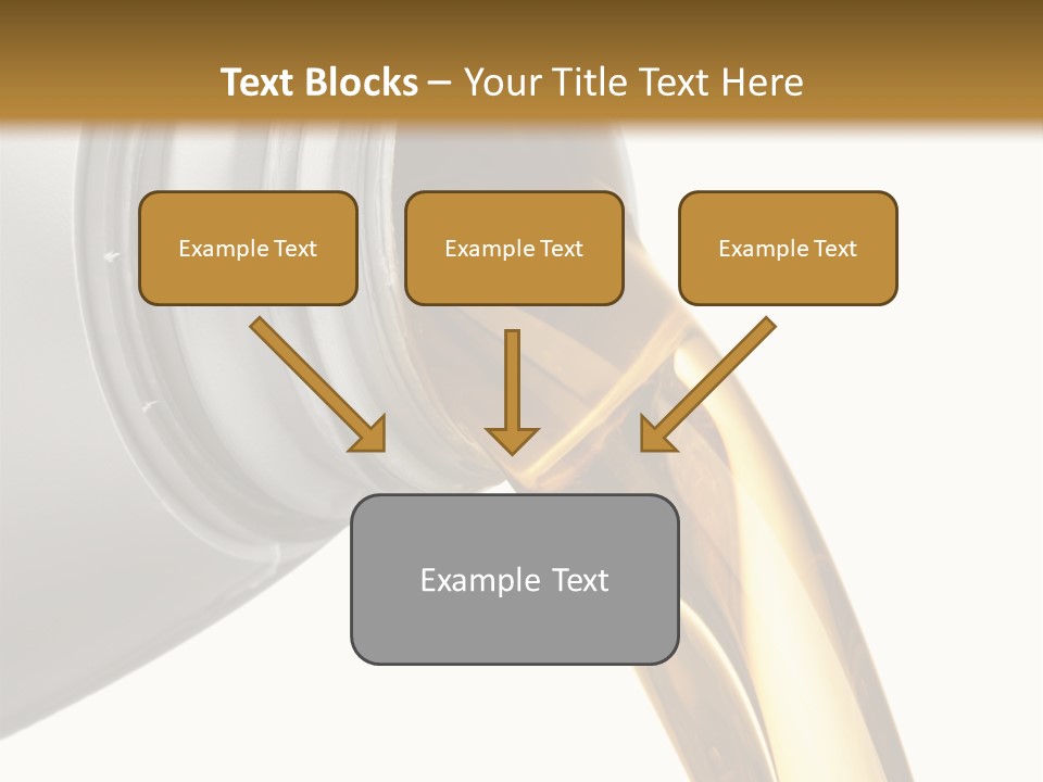 Lubricant Liquid Close Up PowerPoint Template