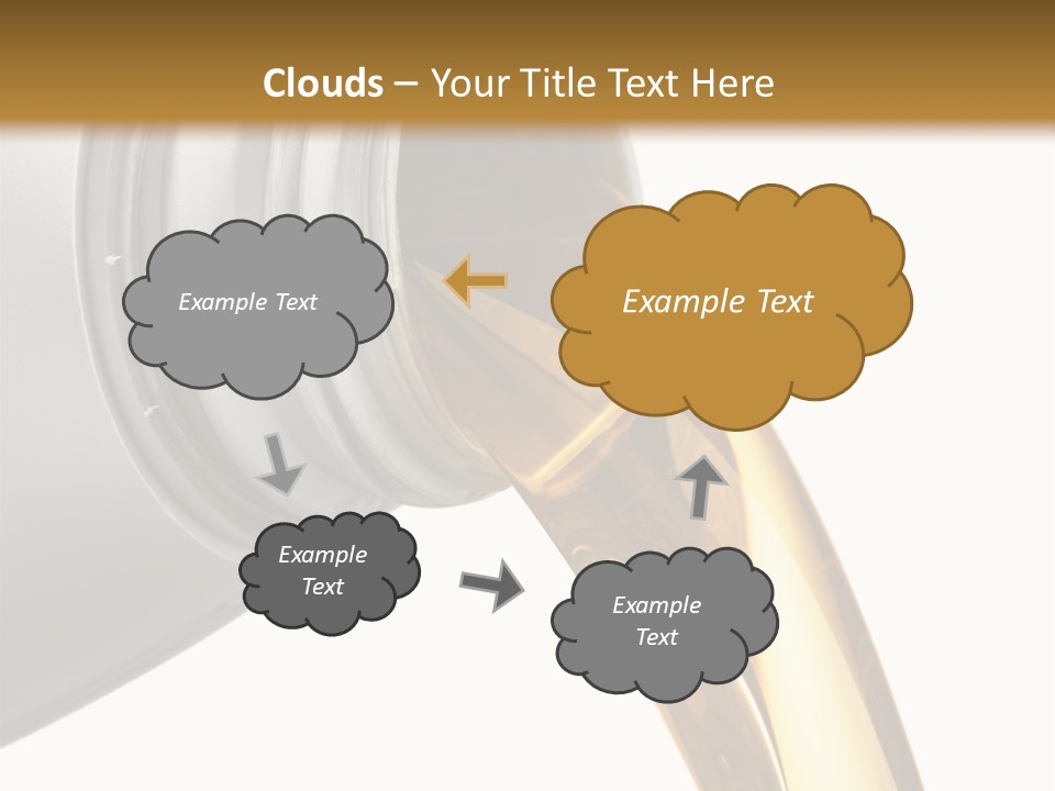 Lubricant Liquid Close Up PowerPoint Template