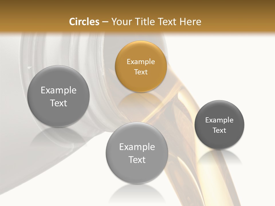 Lubricant Liquid Close Up PowerPoint Template