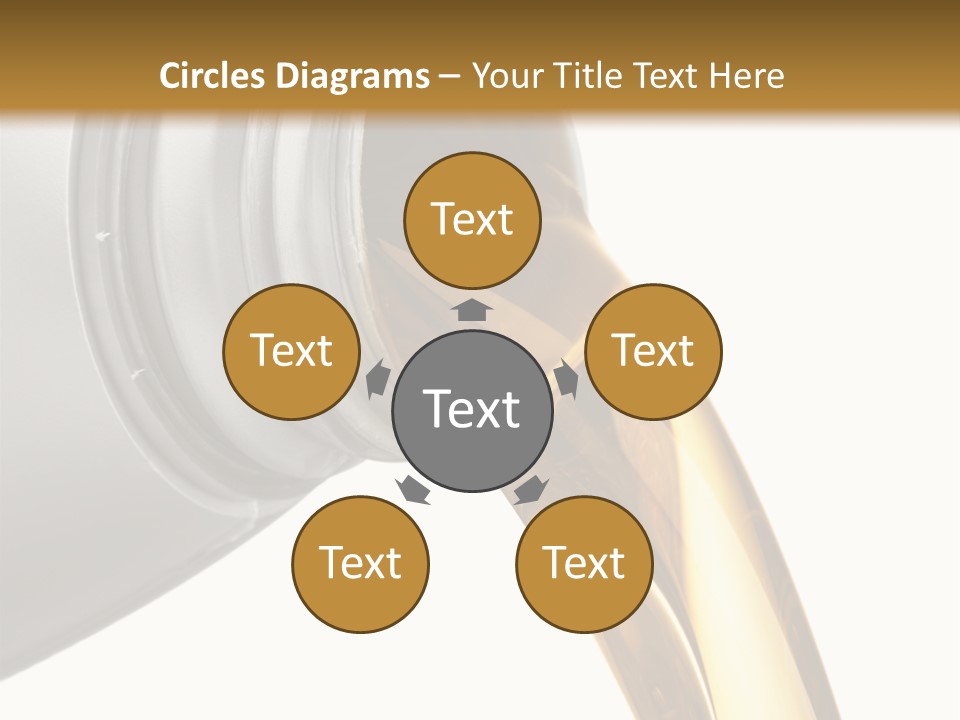 Lubricant Liquid Close Up PowerPoint Template