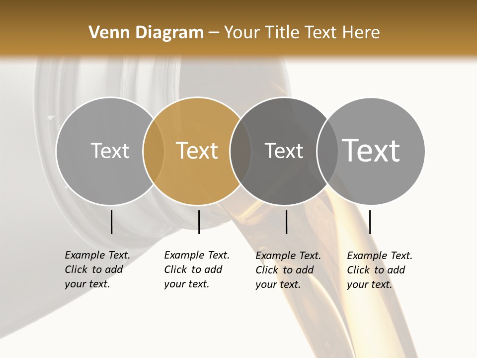 Lubricant Liquid Close Up PowerPoint Template