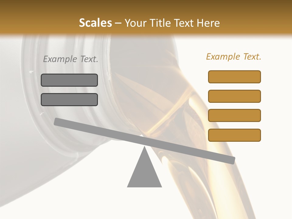 Lubricant Liquid Close Up PowerPoint Template