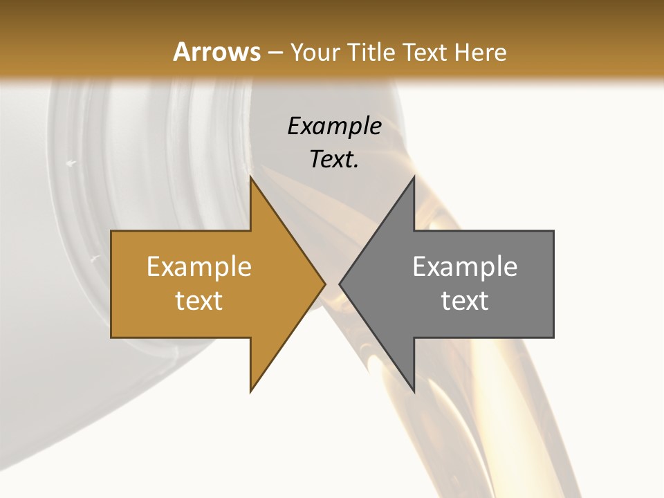 Lubricant Liquid Close Up PowerPoint Template