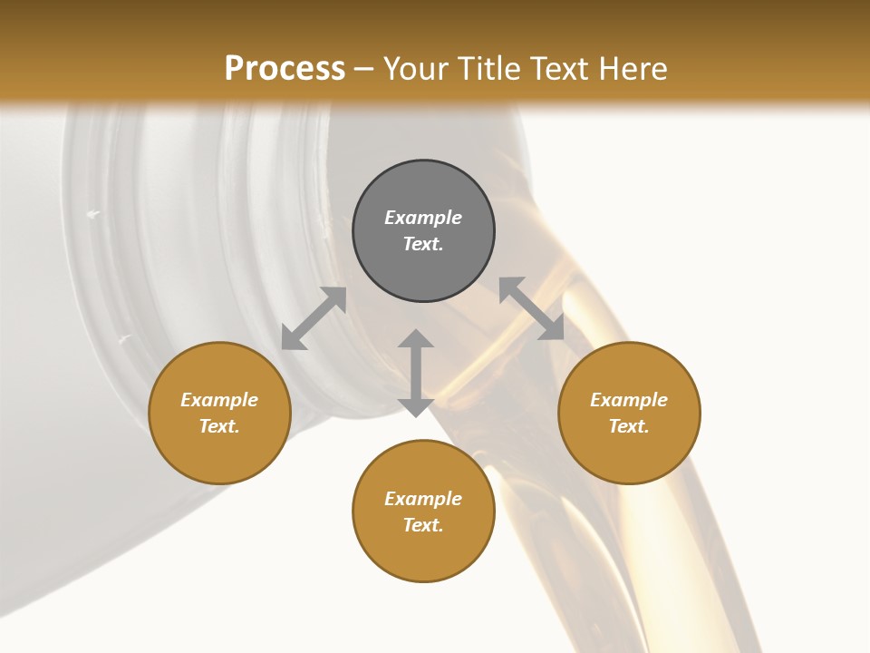 Lubricant Liquid Close Up PowerPoint Template