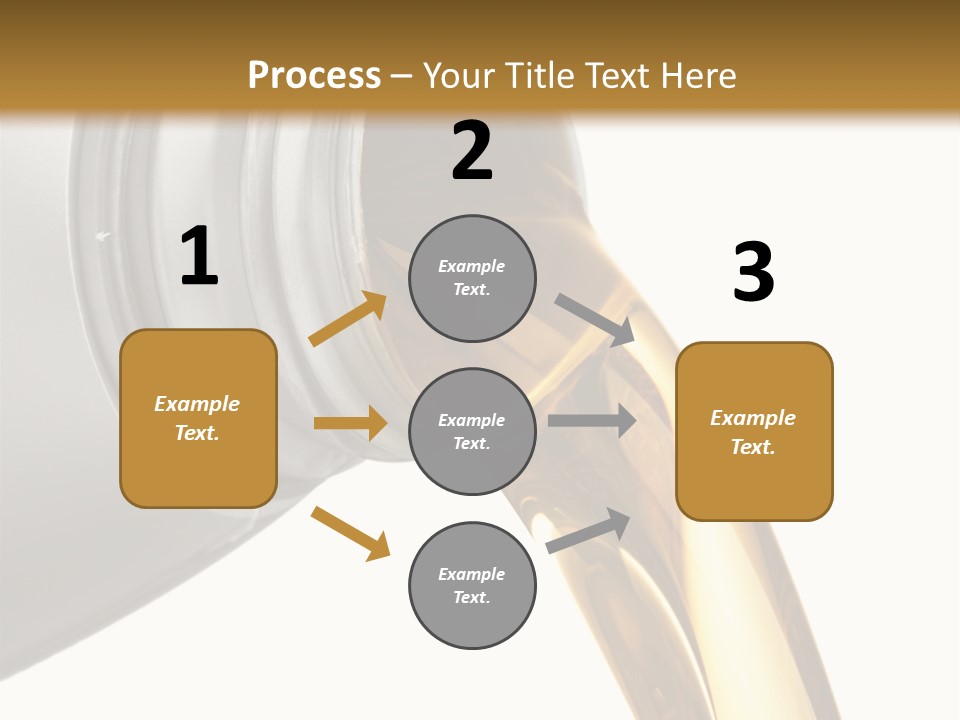 Lubricant Liquid Close Up PowerPoint Template