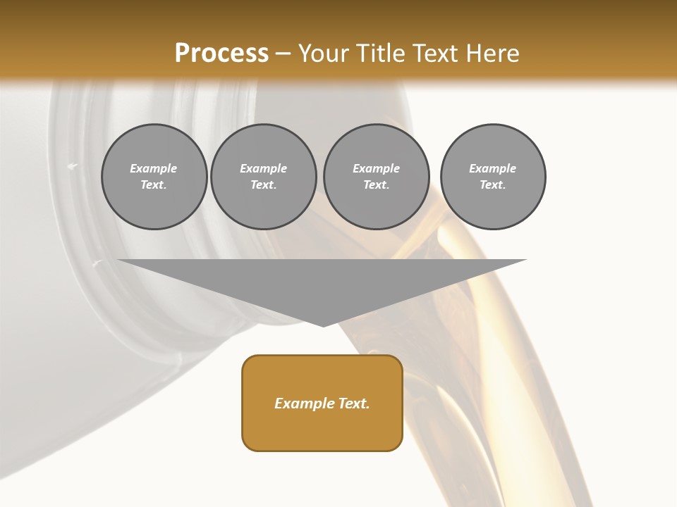 Lubricant Liquid Close Up PowerPoint Template
