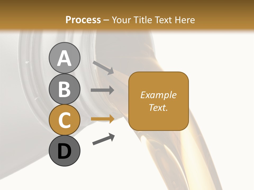 Lubricant Liquid Close Up PowerPoint Template