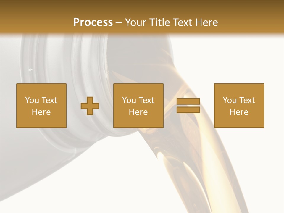 Lubricant Liquid Close Up PowerPoint Template