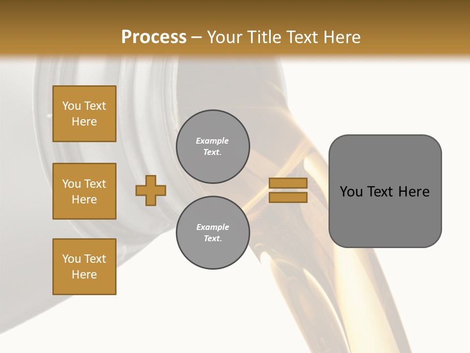 Lubricant Liquid Close Up PowerPoint Template