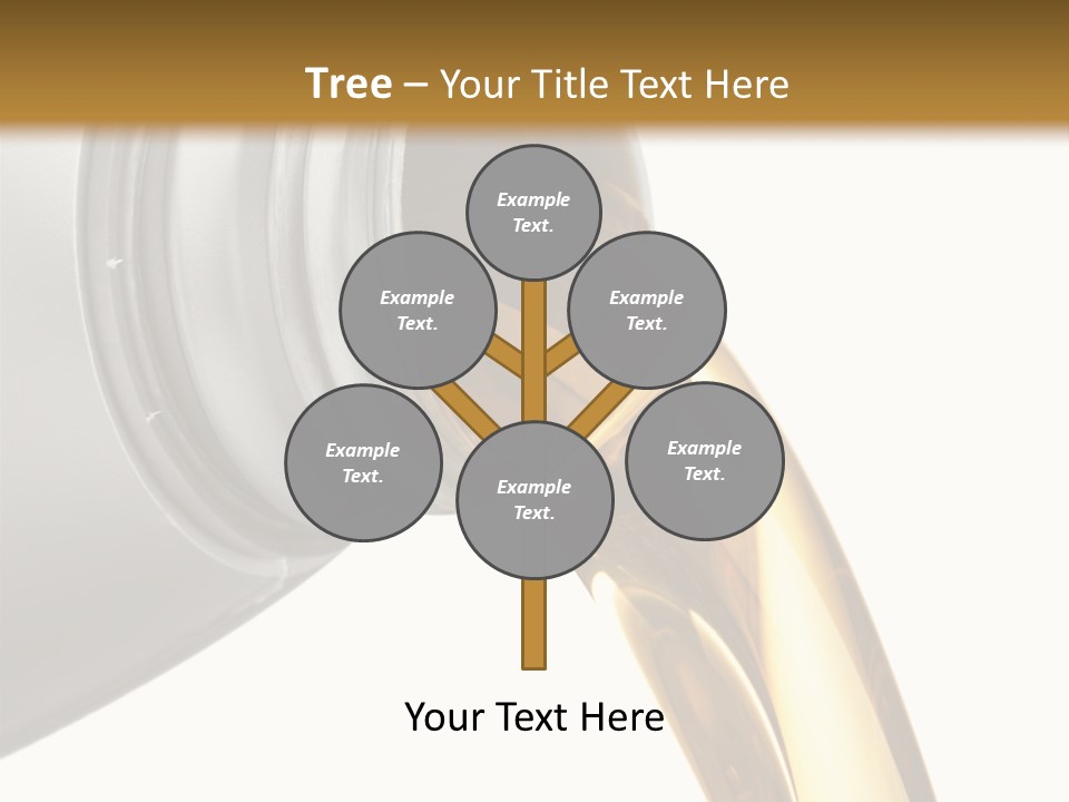 Lubricant Liquid Close Up PowerPoint Template