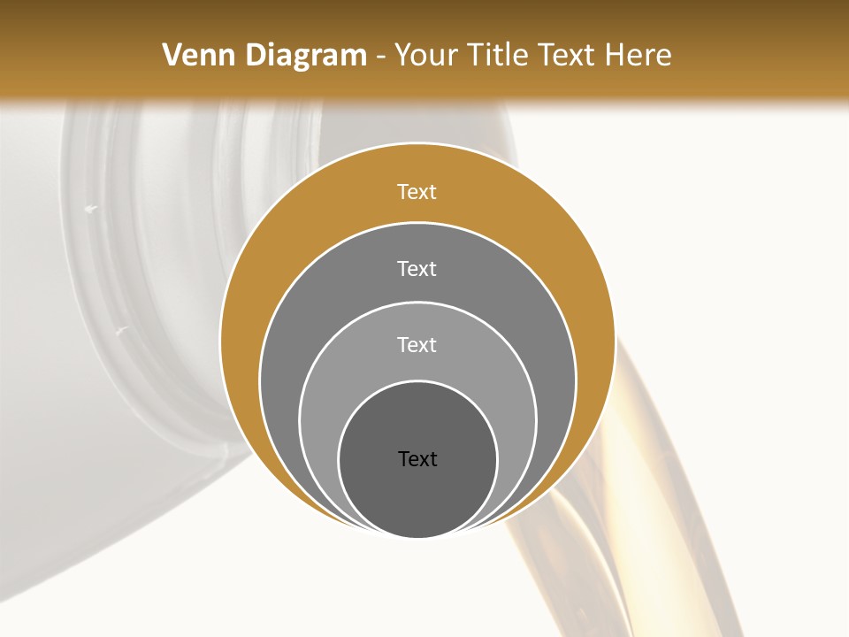 Lubricant Liquid Close Up PowerPoint Template
