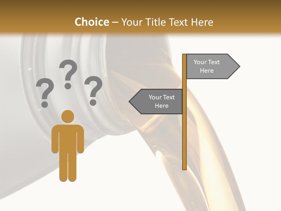Lubricant Liquid Close Up PowerPoint Template