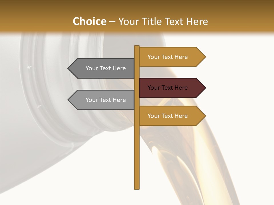Lubricant Liquid Close Up PowerPoint Template