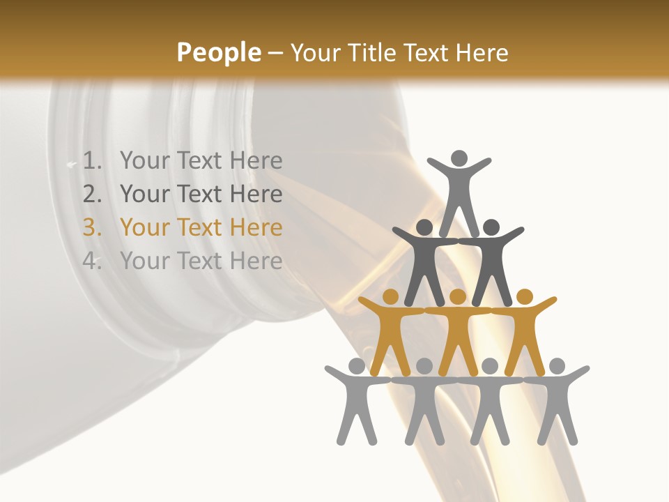 Lubricant Liquid Close Up PowerPoint Template