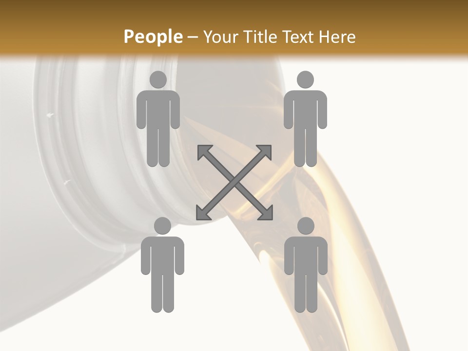 Lubricant Liquid Close Up PowerPoint Template