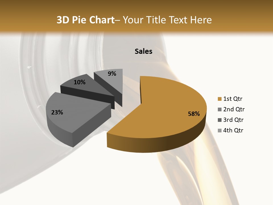 Lubricant Liquid Close Up PowerPoint Template