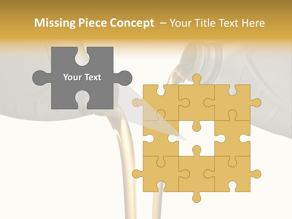 Pouring Isolated Liquid PowerPoint Template