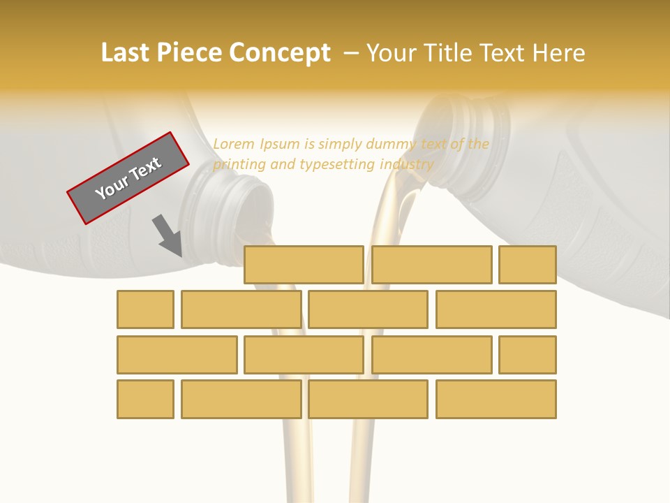 Pouring Isolated Liquid PowerPoint Template