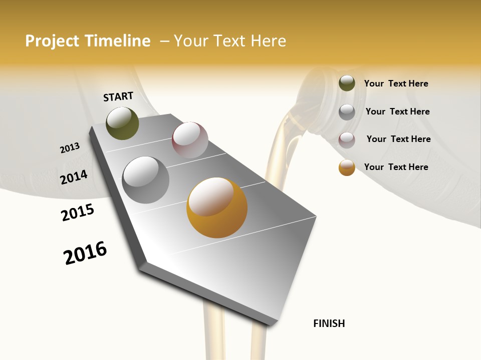 Pouring Isolated Liquid PowerPoint Template