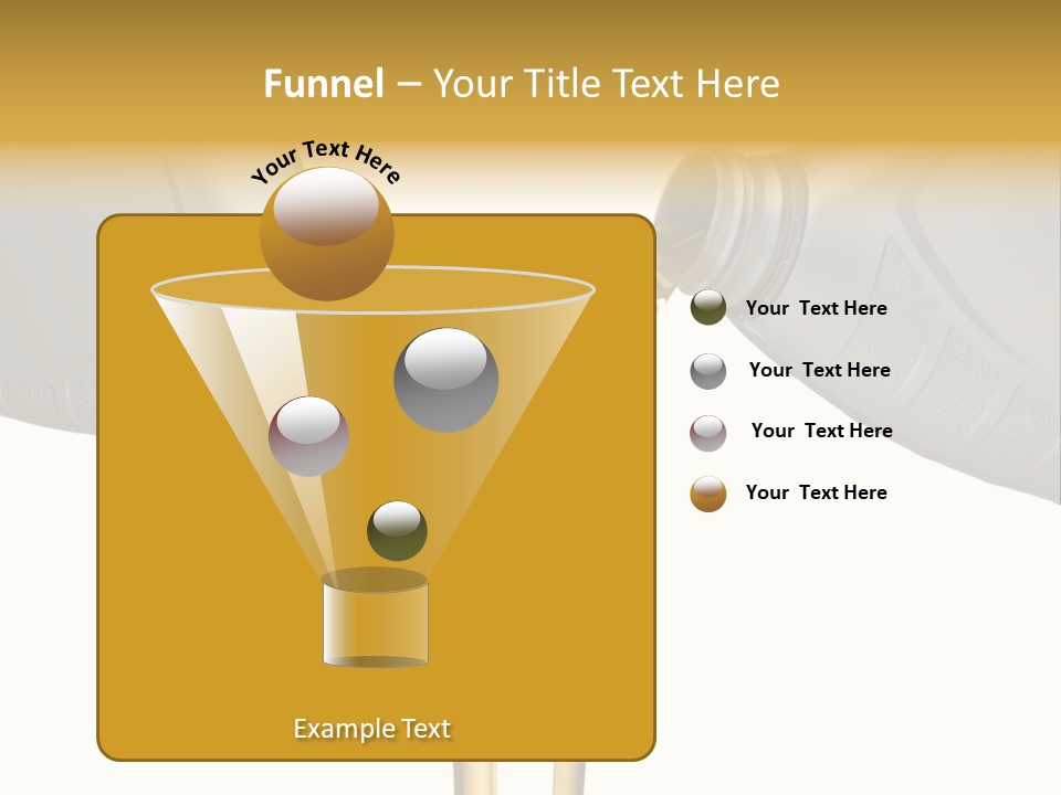 Pouring Isolated Liquid PowerPoint Template