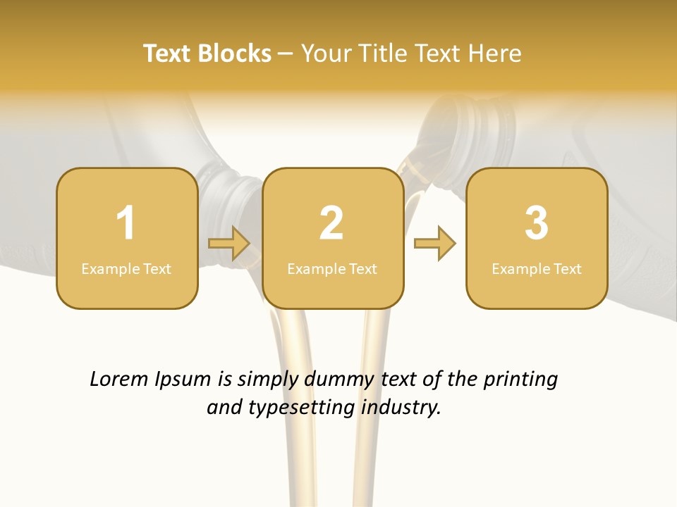 Pouring Isolated Liquid PowerPoint Template