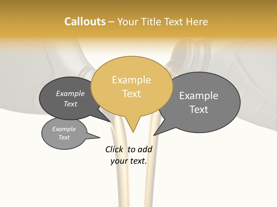 Pouring Isolated Liquid PowerPoint Template