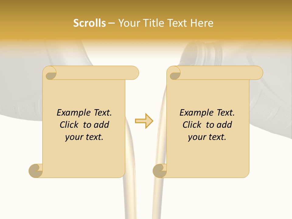 Pouring Isolated Liquid PowerPoint Template
