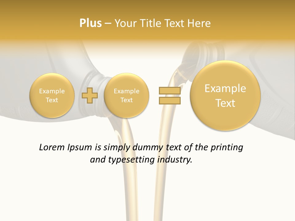 Pouring Isolated Liquid PowerPoint Template