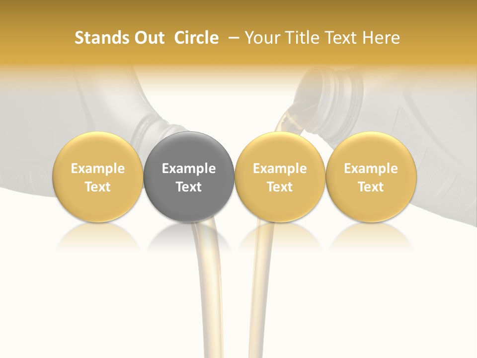 Pouring Isolated Liquid PowerPoint Template