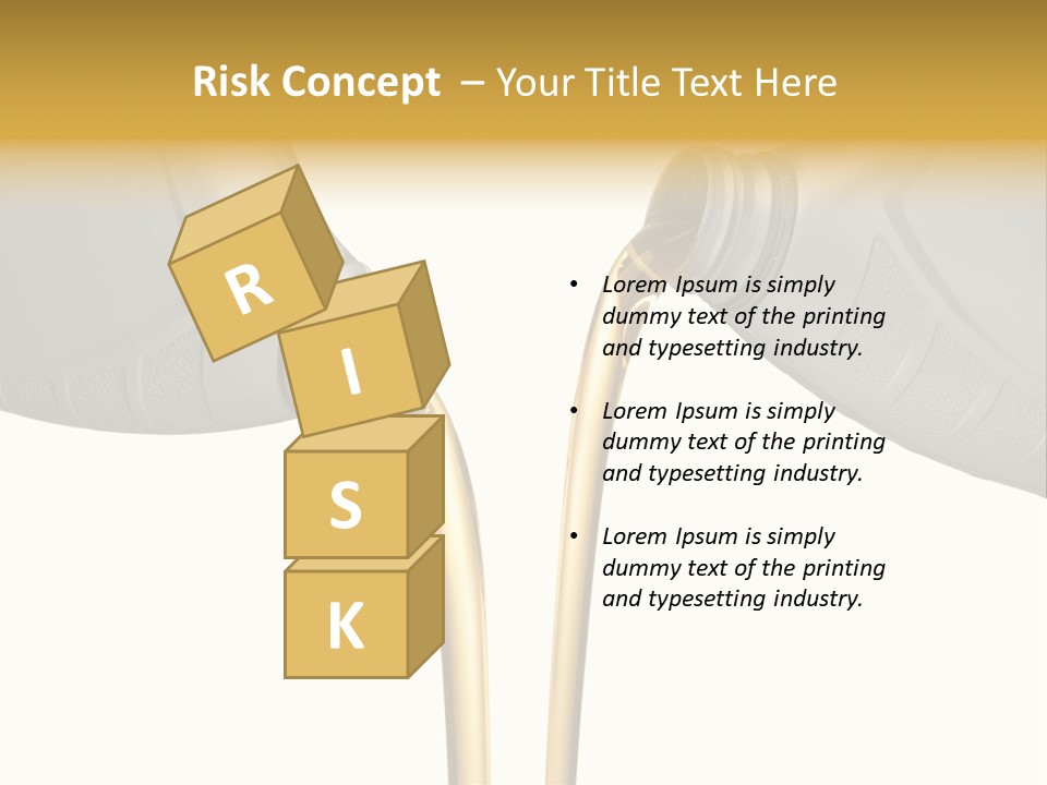 Pouring Isolated Liquid PowerPoint Template