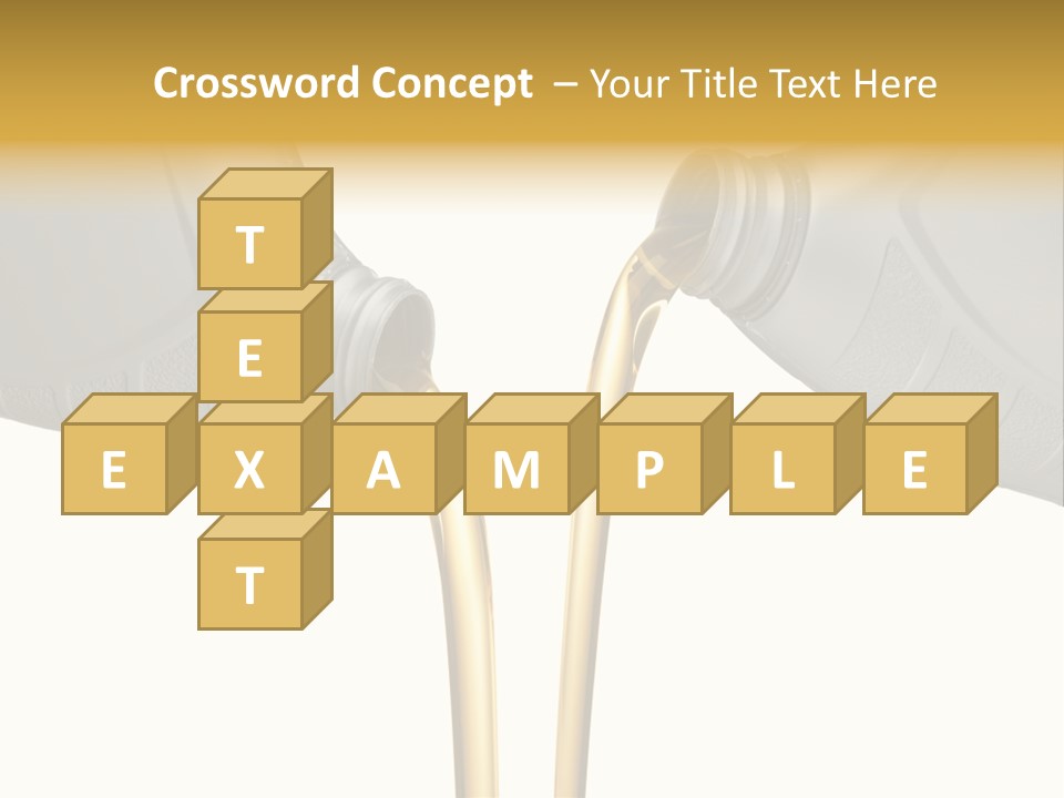 Pouring Isolated Liquid PowerPoint Template