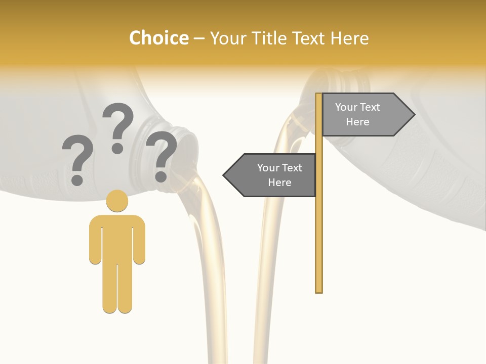 Pouring Isolated Liquid PowerPoint Template