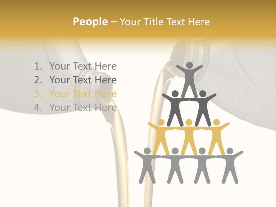 Pouring Isolated Liquid PowerPoint Template