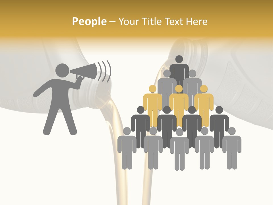 Pouring Isolated Liquid PowerPoint Template