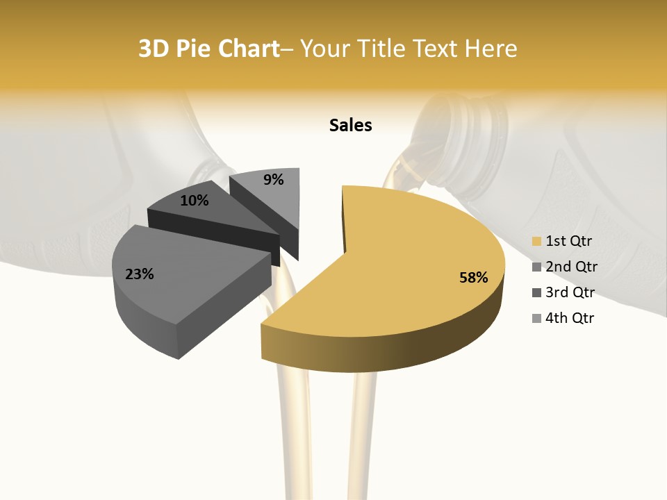 Pouring Isolated Liquid PowerPoint Template