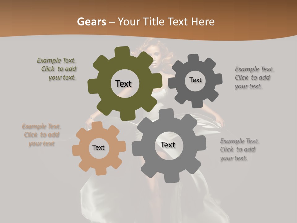 Hair Hairstyle Luxury PowerPoint Template