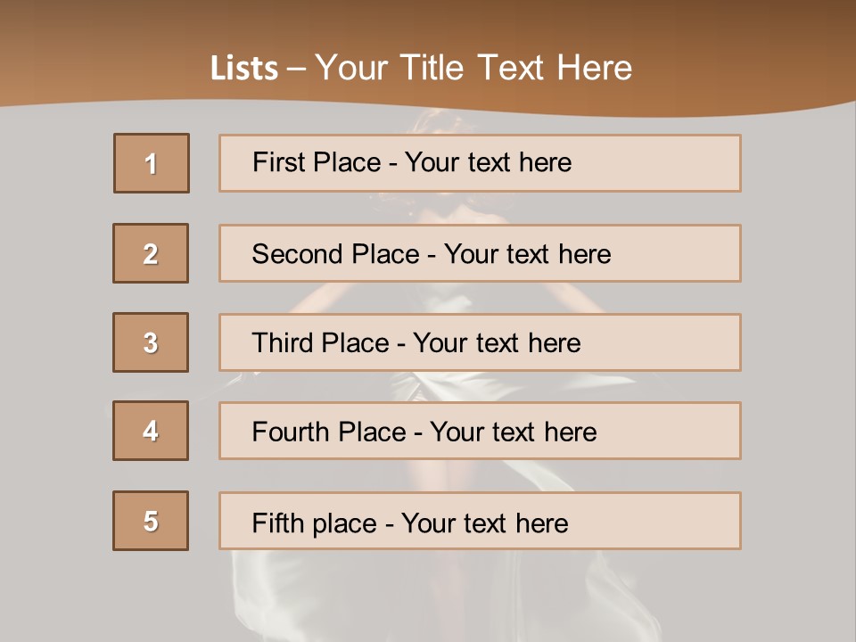 Hair Hairstyle Luxury PowerPoint Template